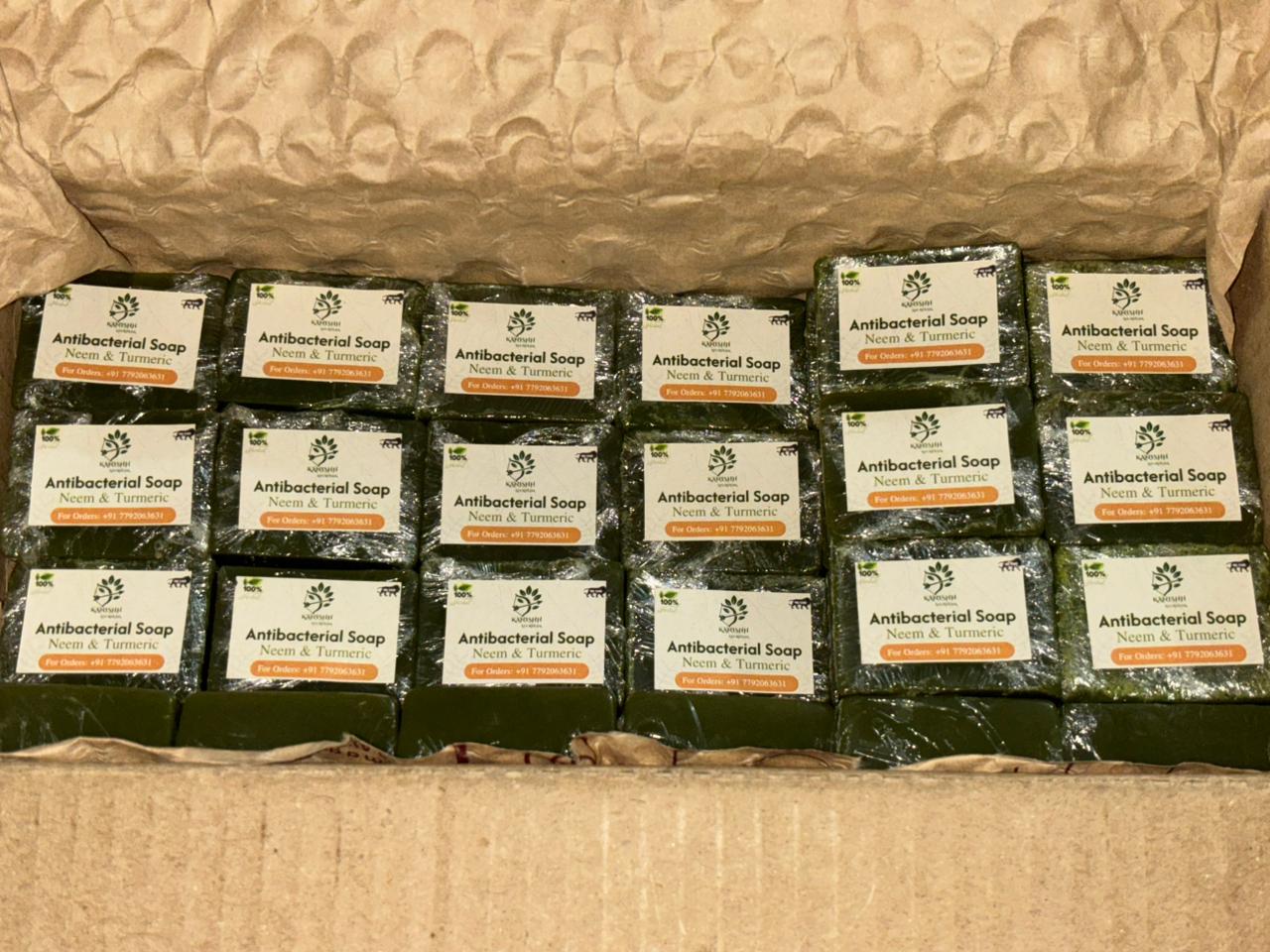 neem & turmeric herbal antibacterial soap | kanishh ayurveda neem & turmeric herbal antibacterial soap | kanishh ayurveda