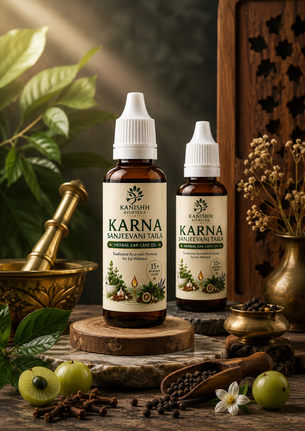 Karna Sanjeevani Taila Ayurvedic ear Wellness Oil Karna Sanjeevani Taila Ayurvedic ear Wellness Oil