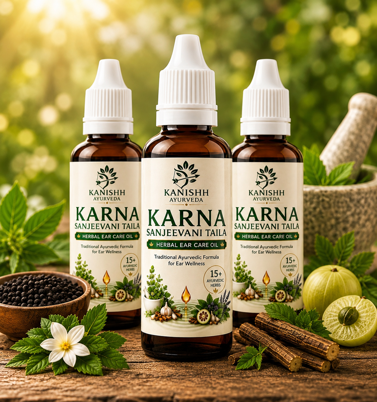 Karna Sanjeevani Taila Ayurvedic ear Wellness Oil Karna Sanjeevani Taila Ayurvedic ear Wellness Oil
